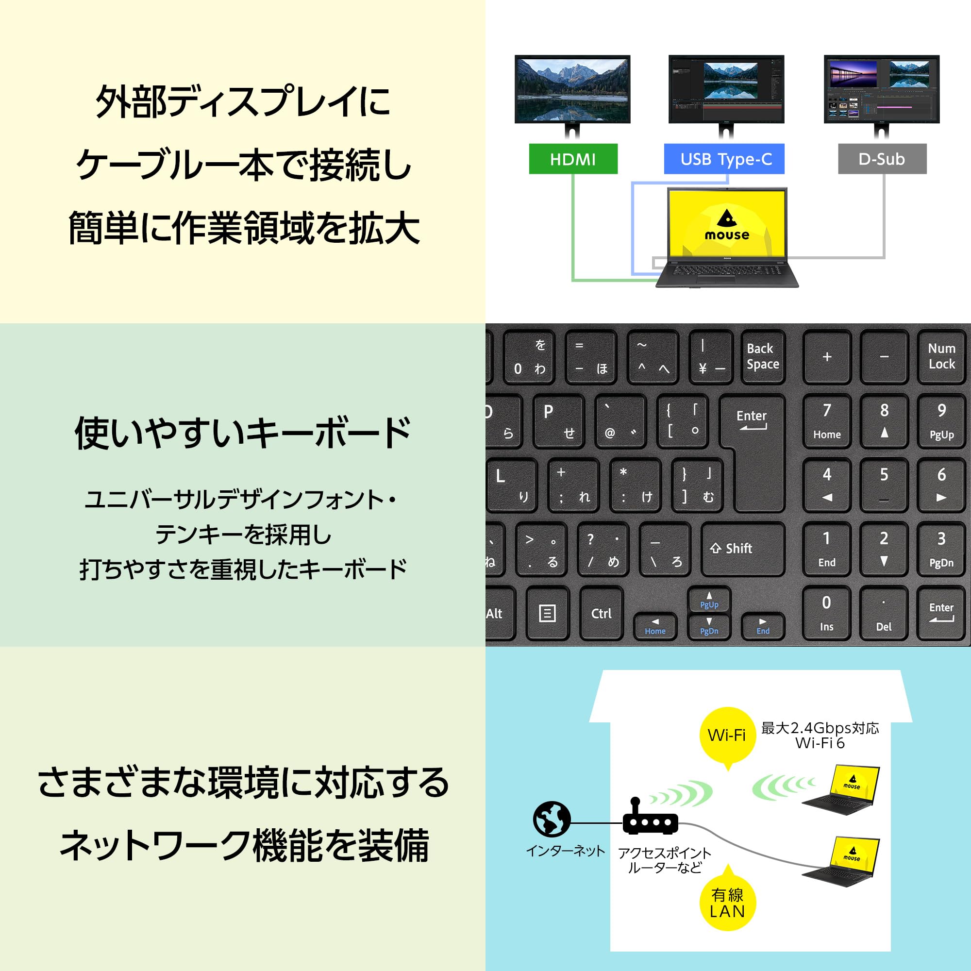 Amazon | mouse F7 【3年保証】 17.3インチ ノートパソコン (Windows